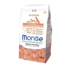 מונג לכלב לגורים בטעם סלמון ואורז